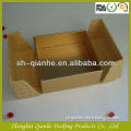golden foil paper coverd gift box for necklace packain in irregular shape, paper gift box